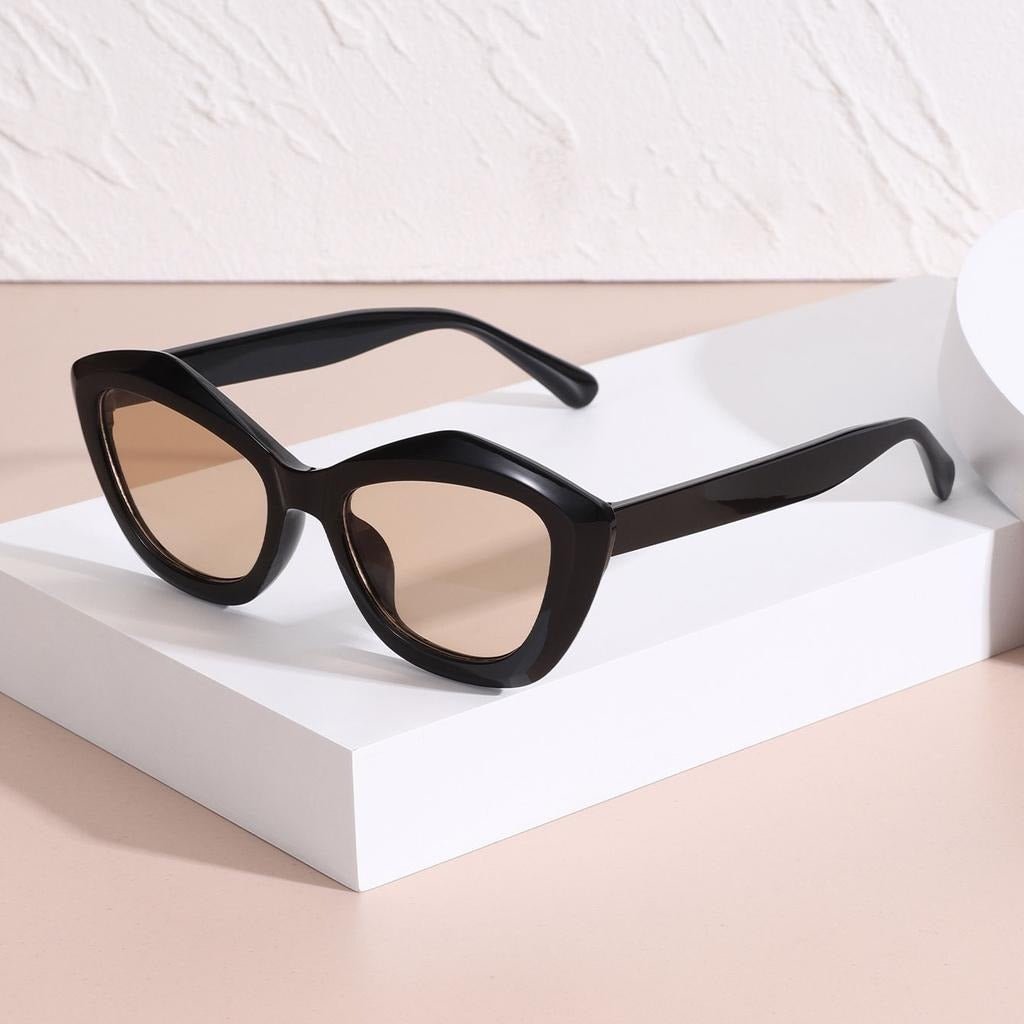 Óculos de Sol Feminino Gatinho Preto UV400 Elegante - Zaffir Eyewear