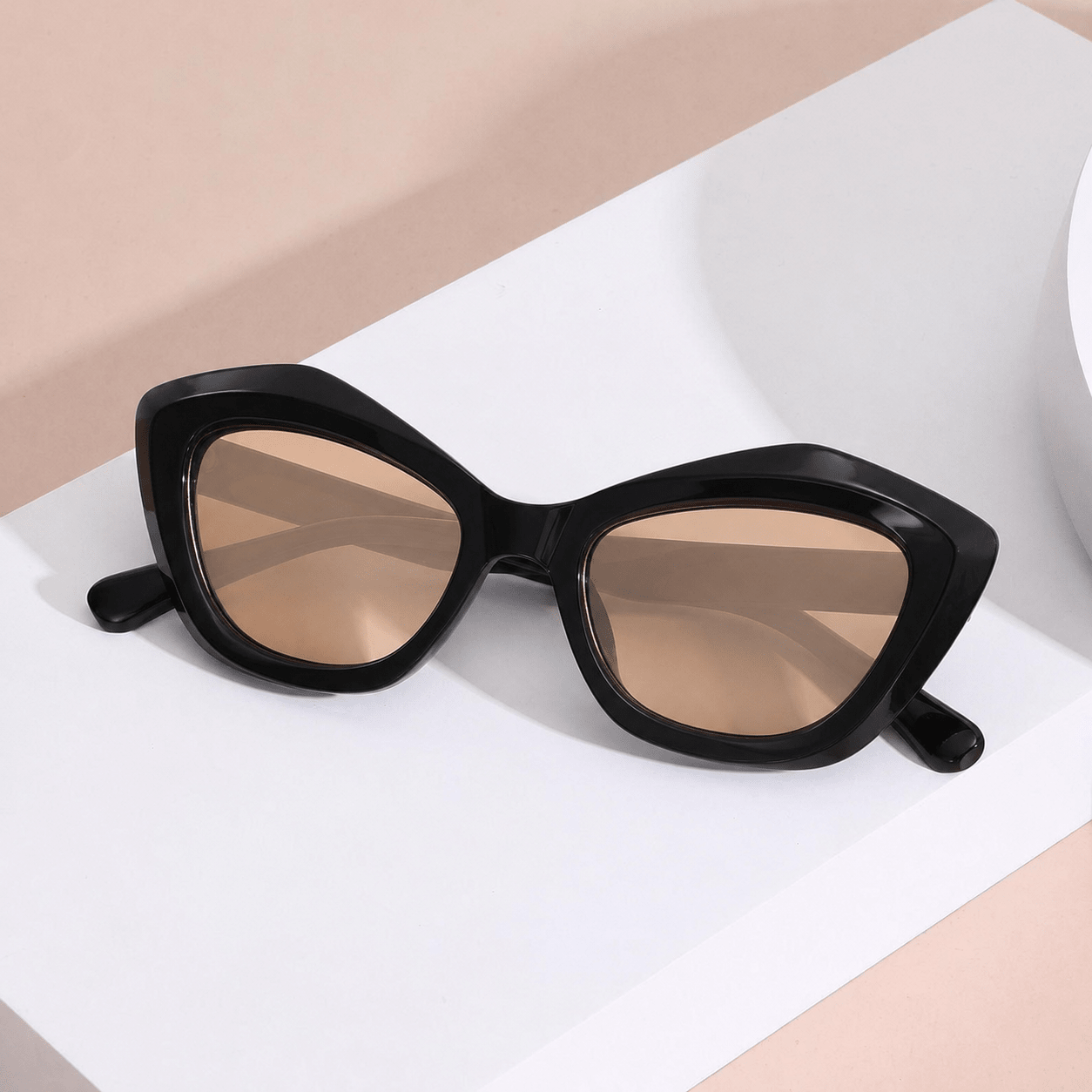 Óculos de Sol Feminino Gatinho Preto UV400 Elegante - Zaffir Eyewear