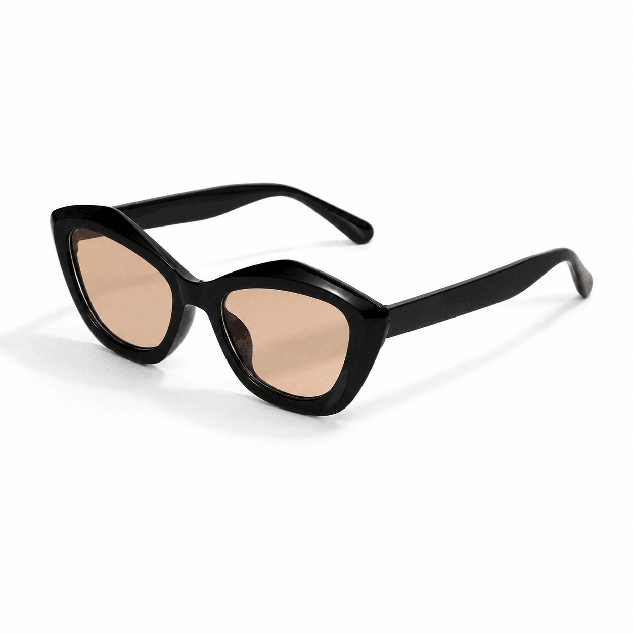 Óculos de Sol Feminino Gatinho Preto UV400 Elegante - Zaffir Eyewear