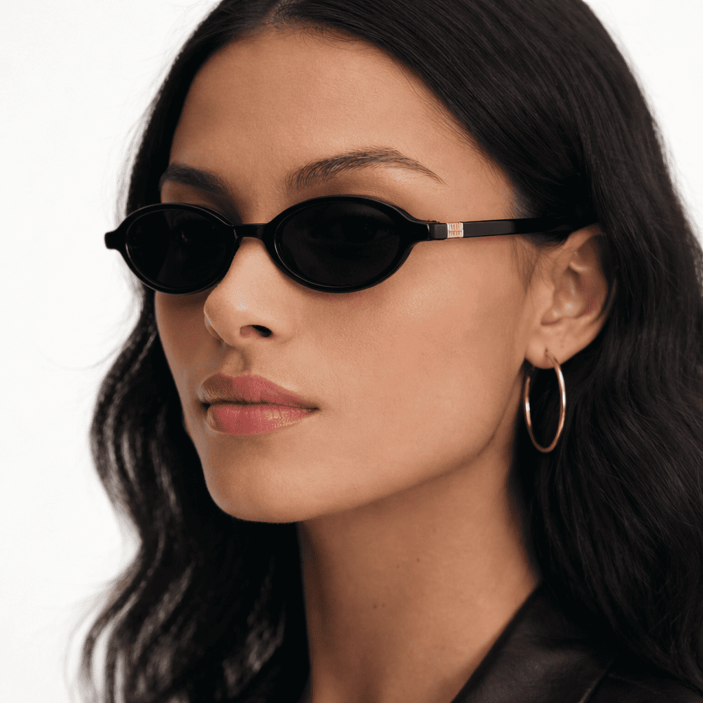 Óculos de Sol Feminino Vintage Miu Oval Tartaruga UV400 - Zaffir Eyewear