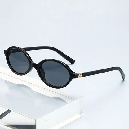 Óculos de Sol Feminino Vintage Miu Oval Tartaruga UV400 - Zaffir Eyewear