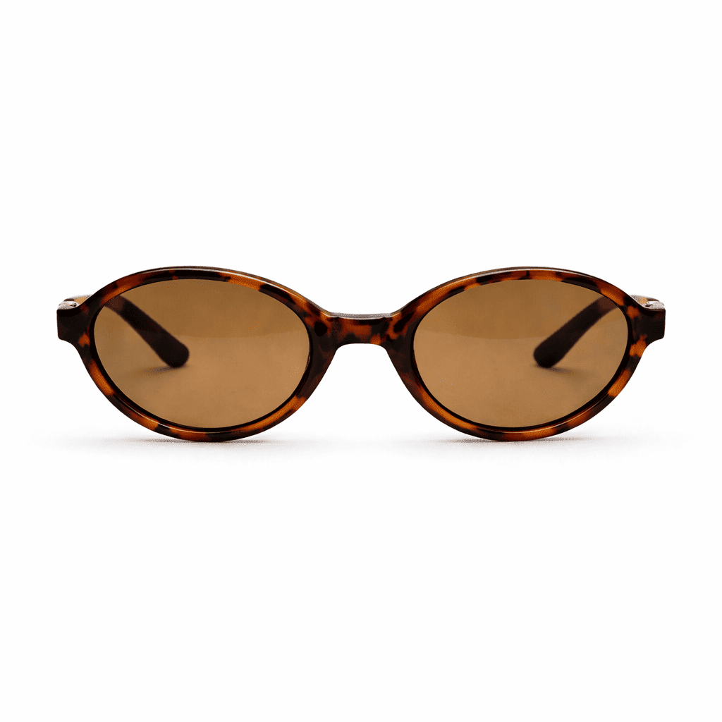 Óculos de Sol Feminino Vintage Miu Oval Tartaruga UV400 - Zaffir Eyewear