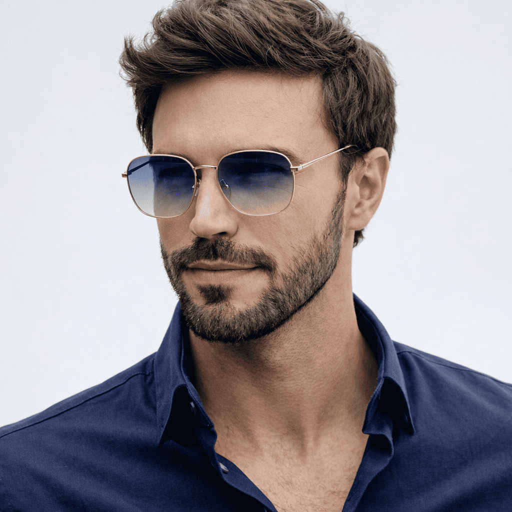 Óculos de Sol Masculino Retrô Metal UV400 Polarizado - Zaffir Eyewear