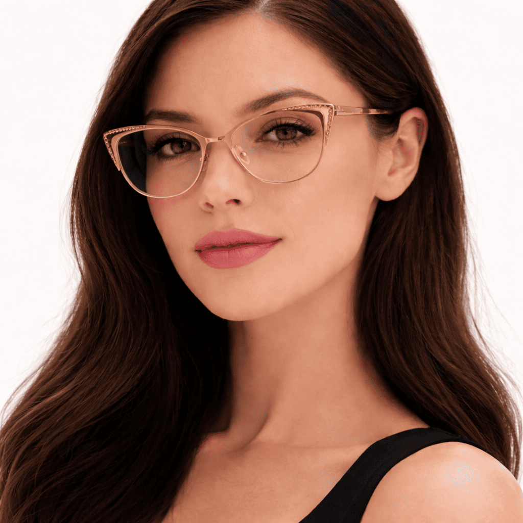 Óculos Feminino Quadrado Moda UV400 Anti Luz Azul - Zaffir Eyewear